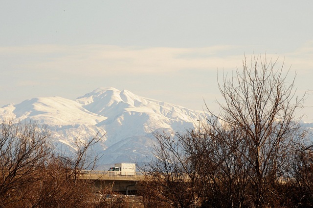 晩秋の白山