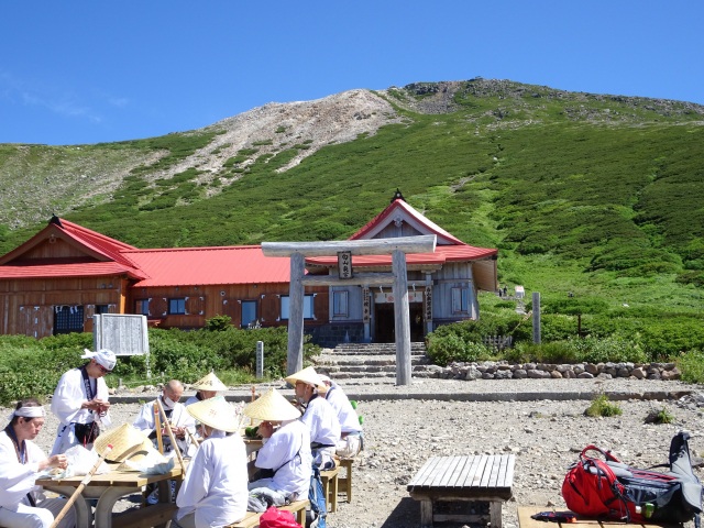 白山山頂と室堂