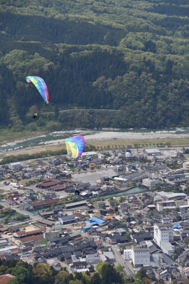 獅子吼高原　パラグラーダー