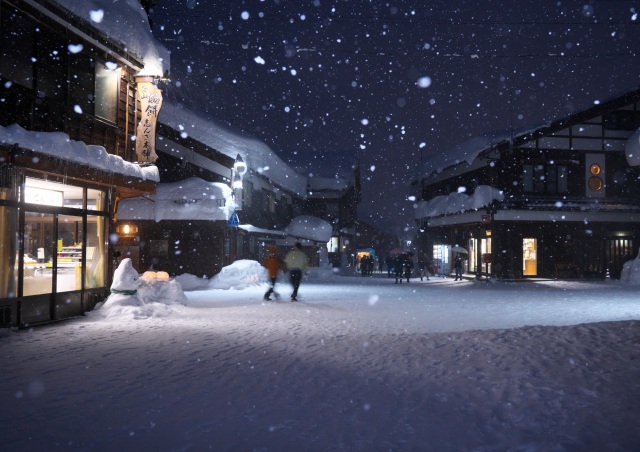 雪の街（）