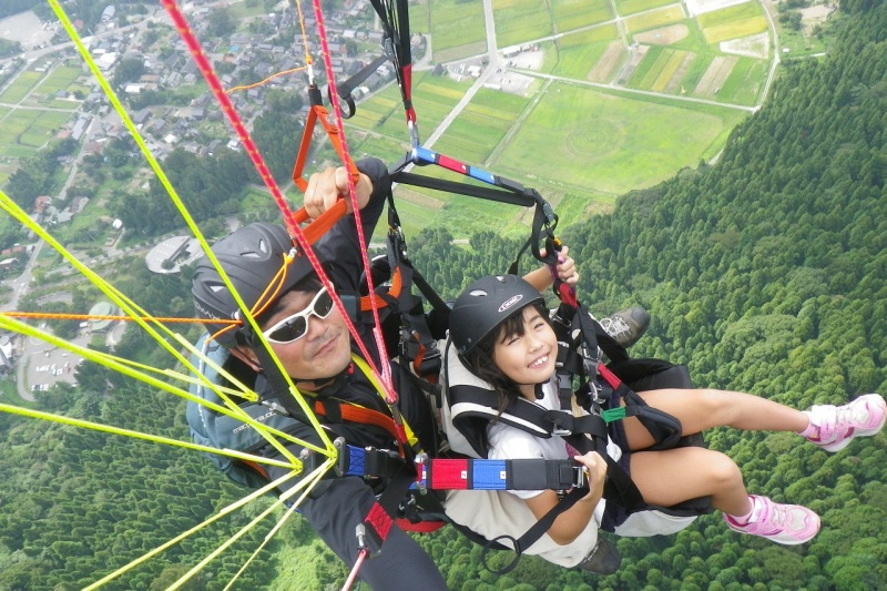 パラグライダー体験1,000円引き