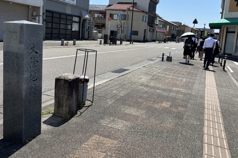 地元高校生とまち歩き