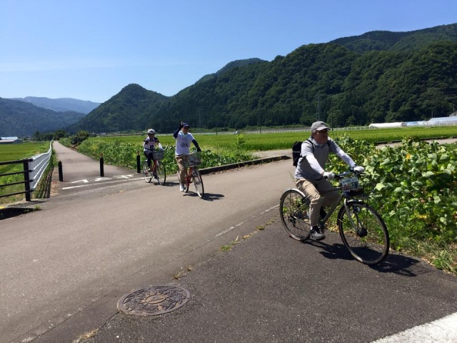 レンタサイクルでサイクリング！